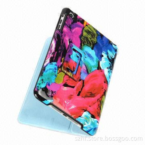 Blue leather case for iPad
